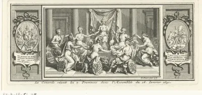 Eendracht verenigt de zeven provincies in de Staten-Generaal, 1651