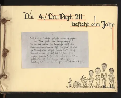 Eenjarig bestaan van het Luftnachrichten-Regiment 211, 1942-1943