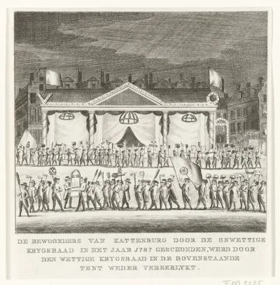 Eerbetoon aan de bewoners van Kattenburg, 1788