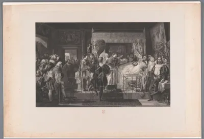 Eerbewijzen aan het lijk van Raphael