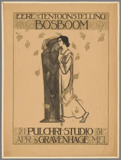 Eere-Tentoonstelling Bosboom 1817-1917. Pulchri Studio Den Haag 21 april 31 mei.
