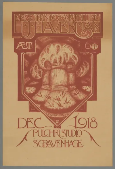 Eere Tentoonstelling H.J. Haverman, Dec. 1918, Pulchri Studio 's-Gravenhage