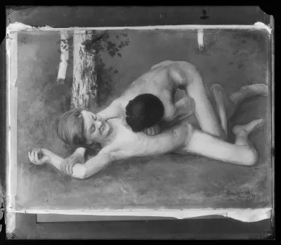 Eero Järnefelt: "Leikkiviä lapsia" vuodelta 1895