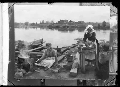 Eero Järnefelt: "Pyykkiranta" vuodelta 1889