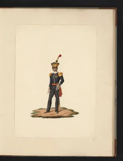 Eerste luitenant van de flankeurs, 1830-1831