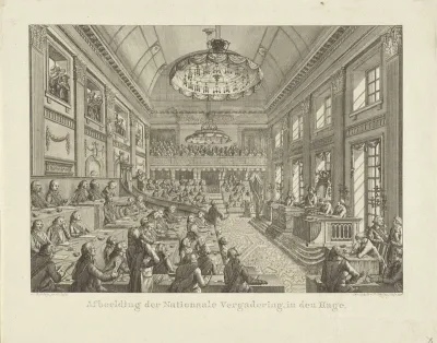 Eerste Nationale Vergadering in Den Haag, 1796