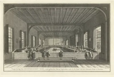 Eerste vergadering van de Oeconomische Tak te Haarlem, 1778