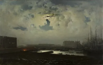 Effect of Moon in the Port of Barcelona