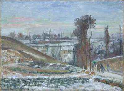 Effet de neige à l'Hermitage, Pontoise