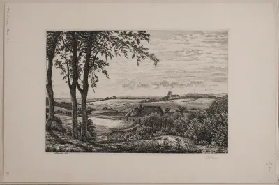 Eftermiddagslandskab, Sjælland