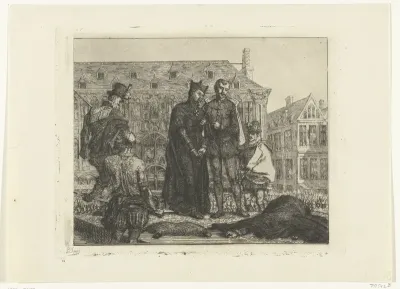 Egmond op het schavot, 1568