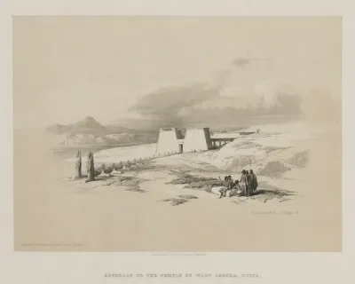 Egypt and Nubia, Volume I: Approach to the Temple  of Wady Saboua, Nubia
