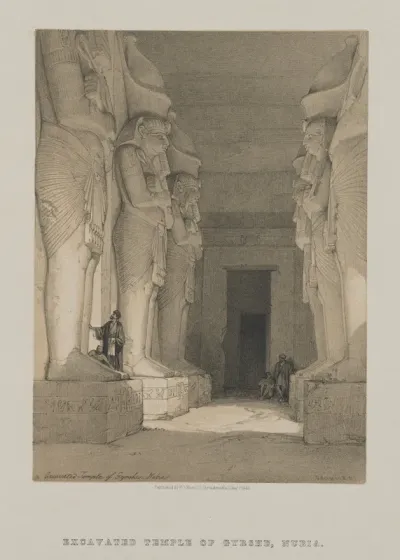Egypt and Nubia, Volume I: Excavated Temple of Gyrshe, Nubia