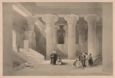 Egypt and Nubia:  Volume I - No. 24, Temple at Esneh