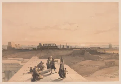 Egypt and Nubia: Volume I   No. 38, Ruins of Karnak