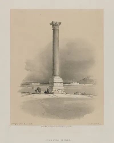 Egypt and Nubia, Volume I: Pompey's Pillar, Alexandria