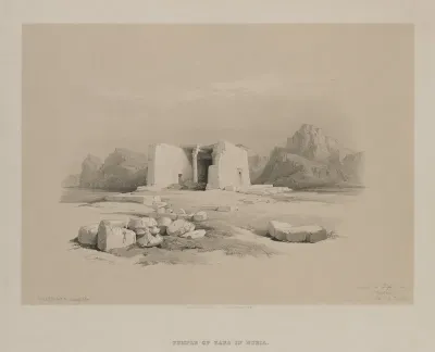 Egypt and Nubia, Volume I: Temple at Tafa in Nubia