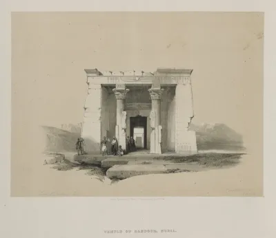 Egypt and Nubia, Volume II: Temple of Dandour, Nubia