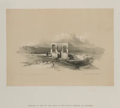 Egypt and Nubia, Volume II: Temple of Isis on the Roof of the Great Temple of Dendera