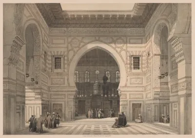 Egypt and Nubia:  Volume III - No. 36, Interior of the Mosque of the Sultan El Ghoree