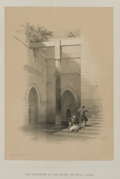 Egypt and Nubia, Volume III: The Nileometer.  Island of Rhoda