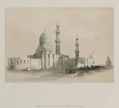 Egypt and Nubia, Volume III: Tombs of the Caliphs-Cairo.  Mosque of Ayed Be[y]