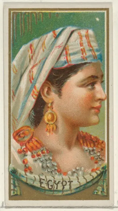 Egypt, from the Types of All Nations series (N24) for Allen & Ginter Cigarettes