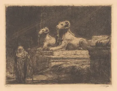 Egyptische tempelwachters