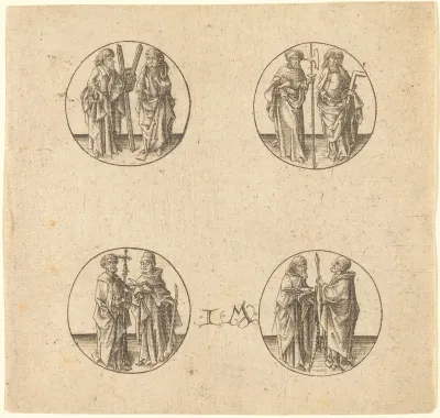 Eight Apostles in Four Roundels