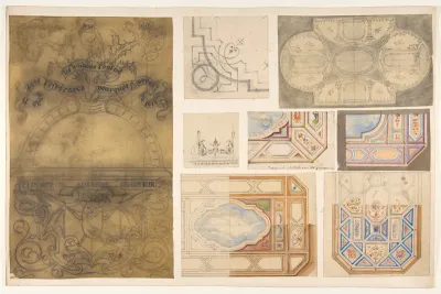 Eight designs for a ceiling