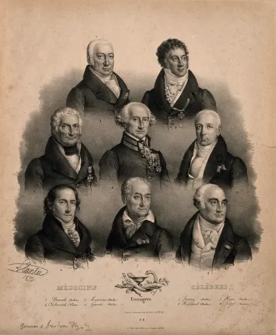 Eight famous European doctors