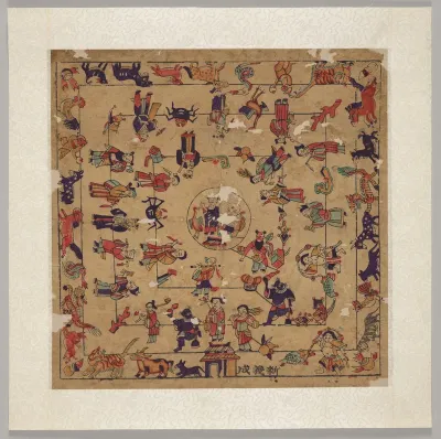Eight Immortals and Twelve Zodiac Animals