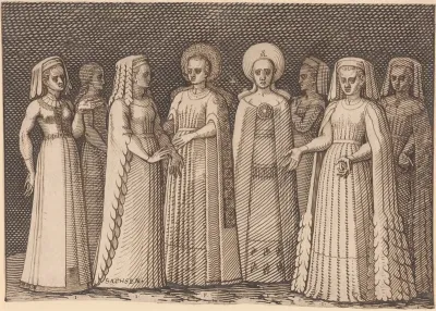 Eight Ladies in Ancient Costumes