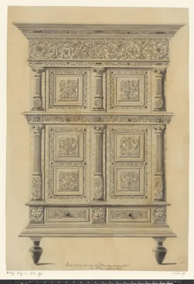 Eikenhouten kast uit de collectie van Daniël Franken Dzn.