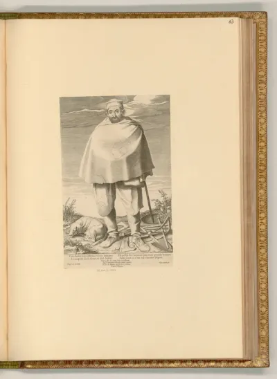 Ein Gärtner mit Hund