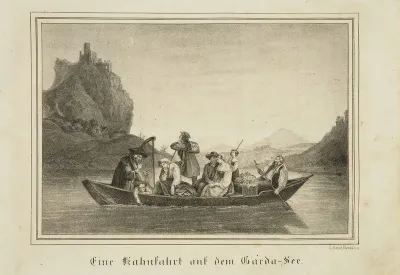 Eine Kahnfahrt auf dem Garda-See