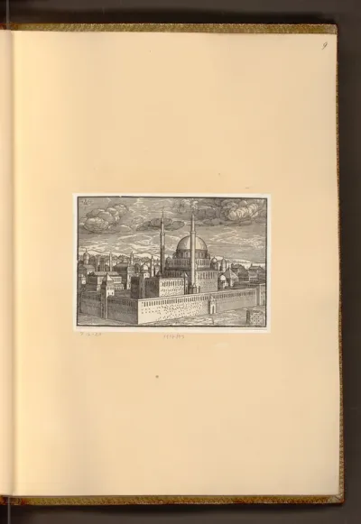 Eine türkische Stadt, durch den Fluss in zwei Hälften
