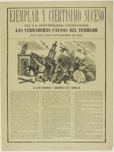 Ejemplar y ciertisimo suceso en la Republica Mexicana (Exemplary and Truest Success in the Mexican Republic)