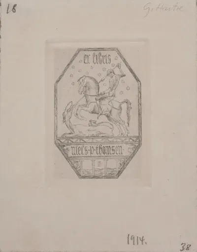 Ekslibris for Niels P. Thomsen