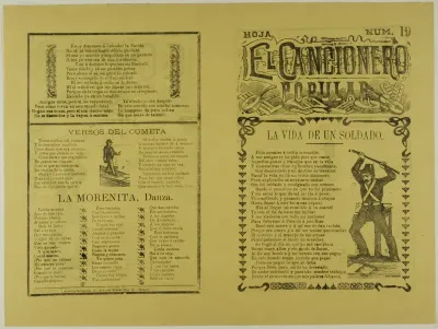 El cancionero popular, hoja num. 19 (The Popular Songbook, Sheet No. 19)