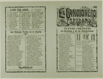 El cancionero popular, no. 22 (The Popular Songbook, No. 22)