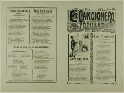 El cancionero popular, num. 16 (The Popular Songbook, No. 16)