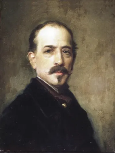 El pintor Cosme Algarra