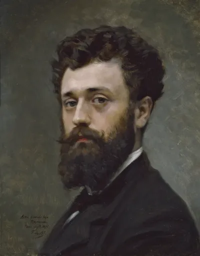 El pintor Raimundo de Madrazo y Garreta, hijo del artista
