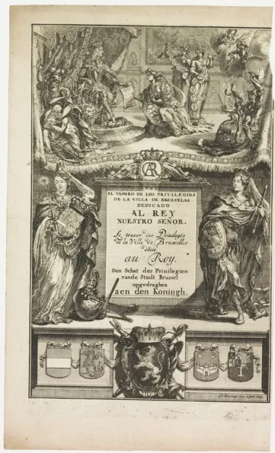 El tesoro de los privilegios de la villa de Brusselas dedicado al Rey nuestro señor