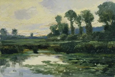 Elbeland (aus der Mappe „16 Ansichten tschechischer Landschaften 'Česka Krajiná'“)