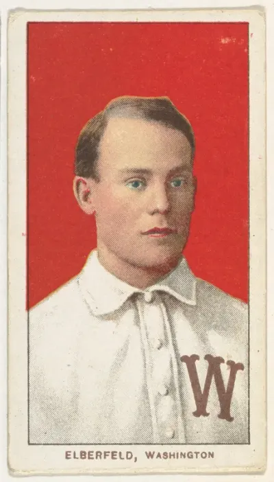 Elberfeld, Washington, American League, from the White Border series (T206) for the American Tobacco Company