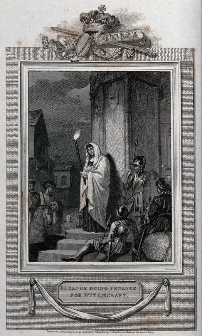 Eleanor doing penance for witchcraft