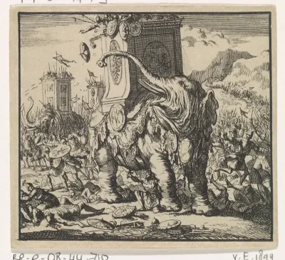 Eleazar doodt de gewapende olifant