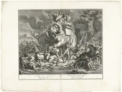 Eleazar doodt de olifant van de koning